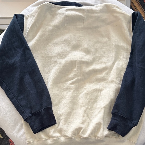 New York Navy and Cream Women's Hoodie - Picture 4 of 4